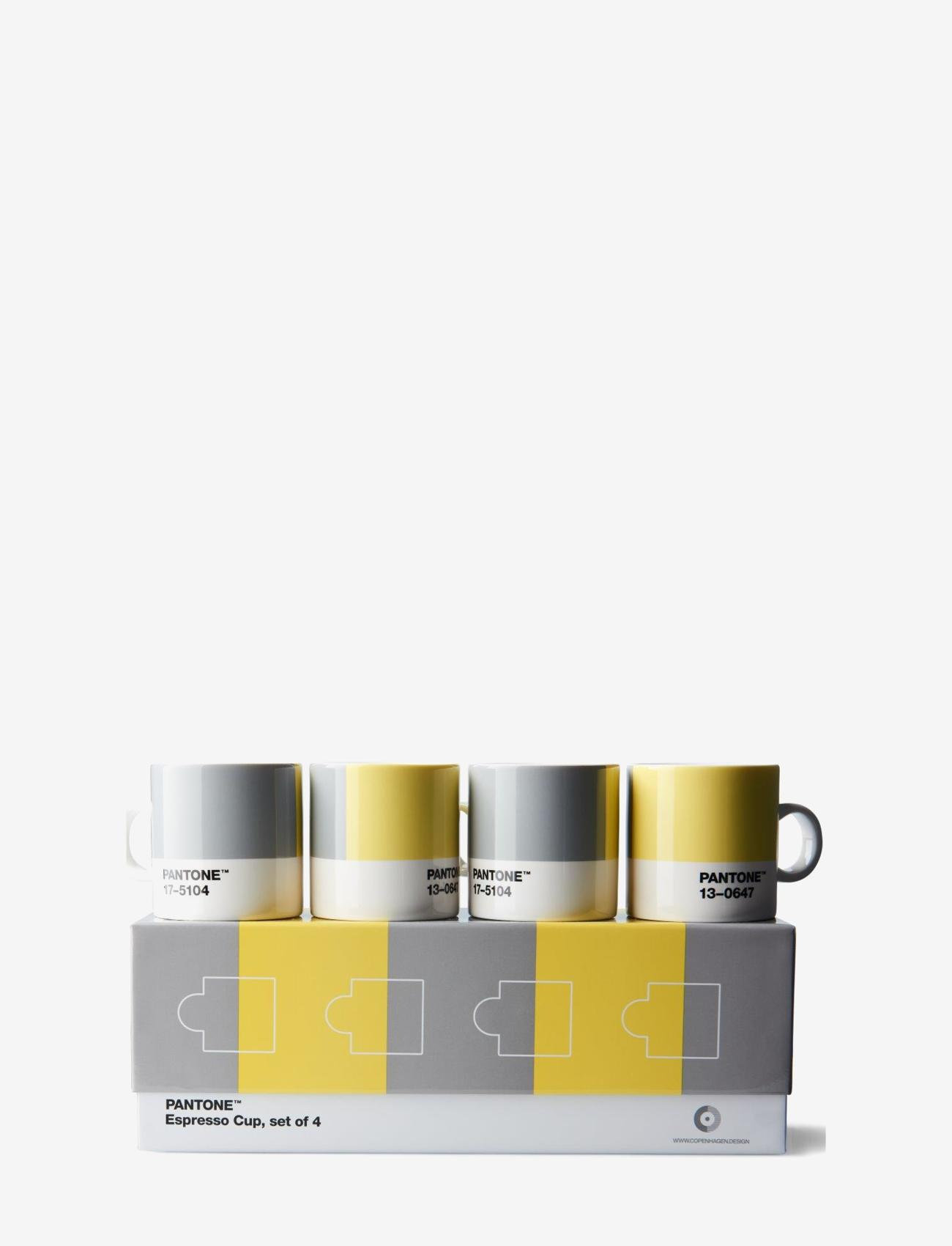 COY21 Copenhagen Design PANTONE Espresso Cups 4 pcs In Gift Box One Size