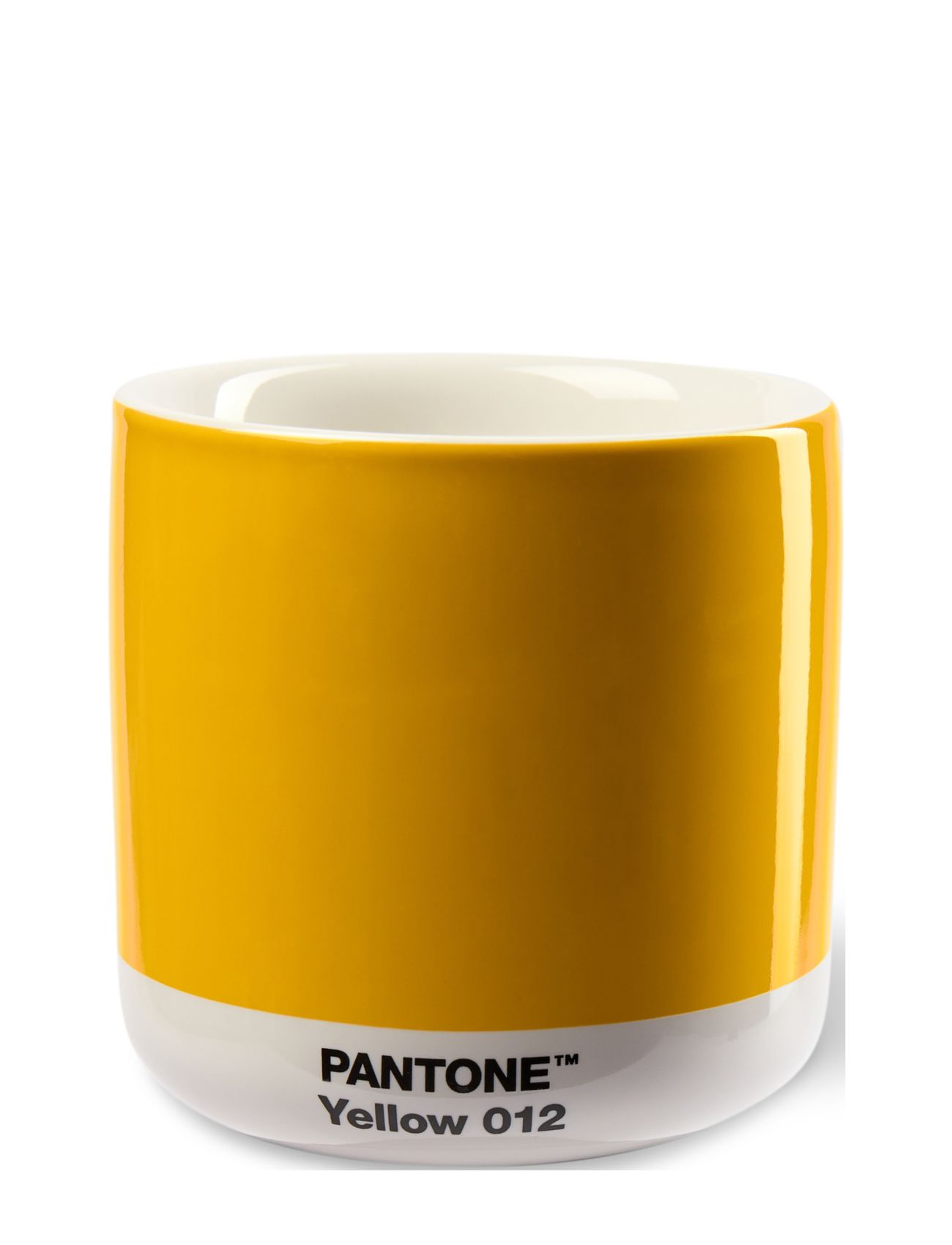 Pant Latte Thermo Cup Home Tableware Cups & Mugs Coffee Cups Yellow PANT