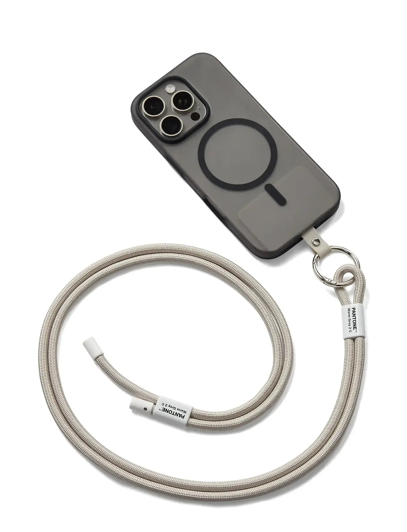 PANTONE Pantone Adjustable Phonestrap, One Size, Grey, Køkken > Vandflasker, Unisex