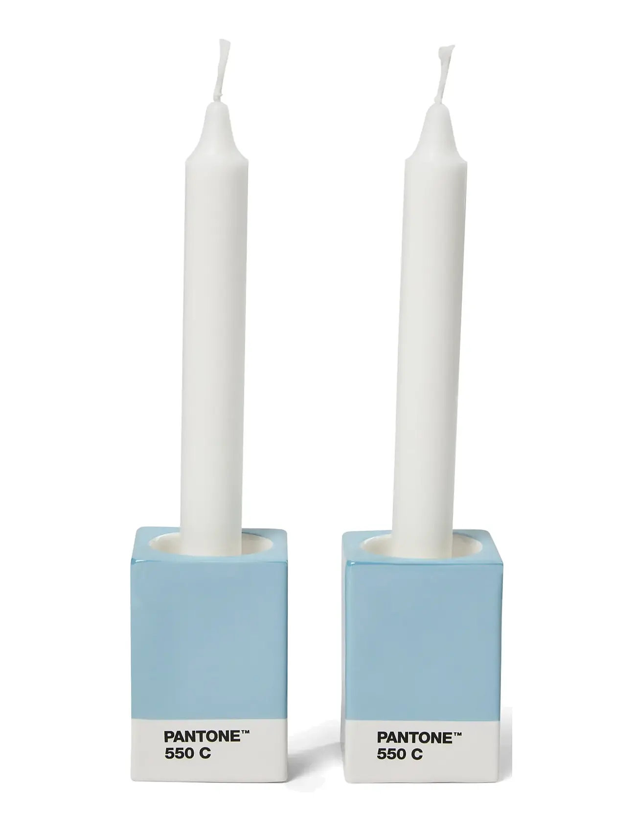 PANTONE Pantone Candlestick Set Of 2, One Size, Blue