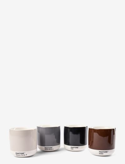 PANTONE LATTE THERMO CUP - kaffekopper - warm gray - cool gray -brown - black