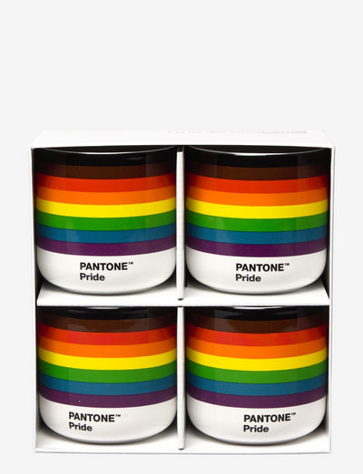 PANTONE CORTADO THERMO CUP - PRIDE SET OF 4 IN BOX. - termokopper - pride flag color / multicolor