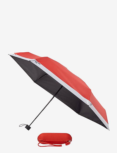UMBRELLA FOLDING IN CARRY CASE - paraplyer - red 2035 c