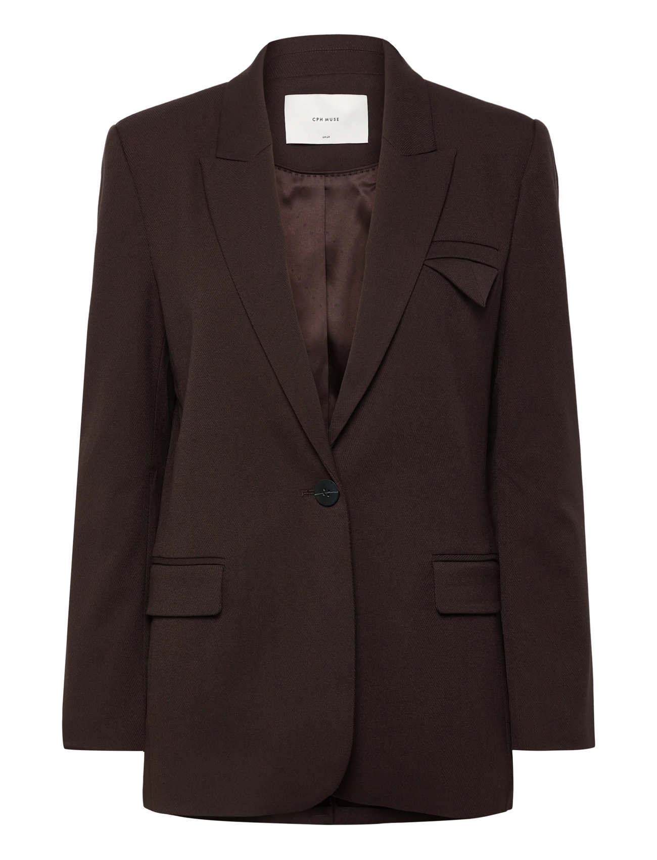 Copenhagen Muse cmtailor-Ja, S, Brown, Blazere > Enkeltradede Blazere, Dame