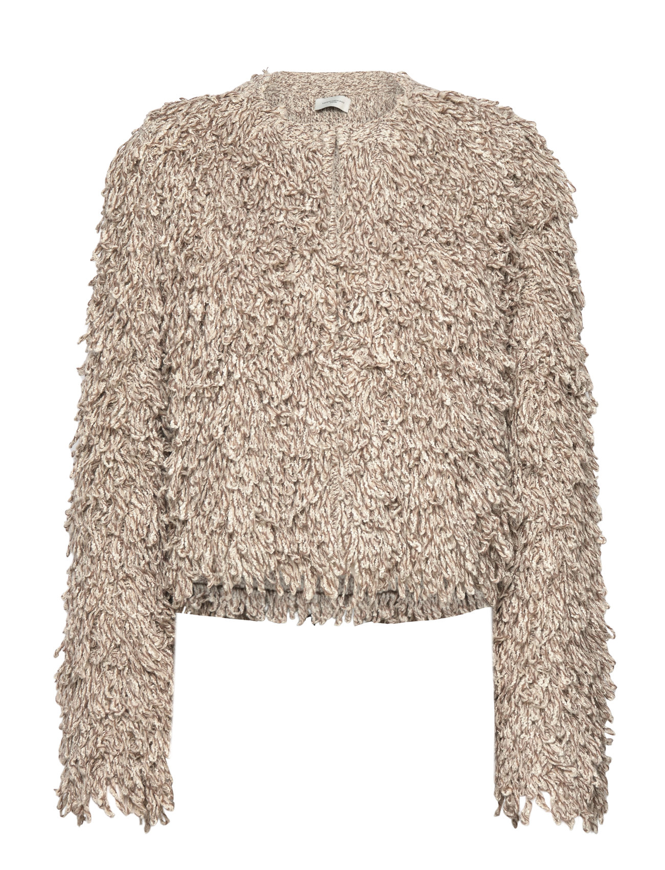 Copenhagen Muse Cmtangle-Cardigan Is A Cardigan In A Mottled Loop Knit Wool Material With Long S Guld