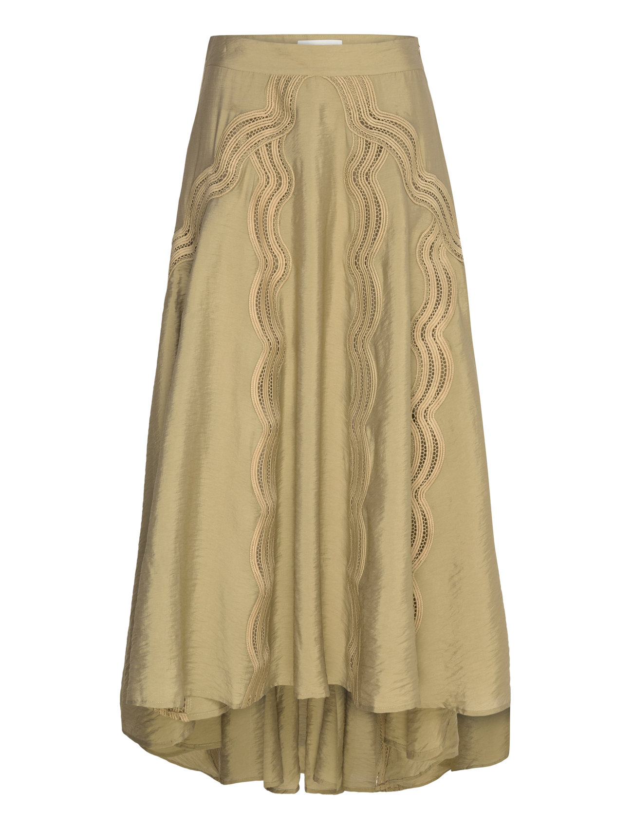 Cmcole-Skirt Skirts Knee-length & Midi Skirts Green Copenhagen Muse