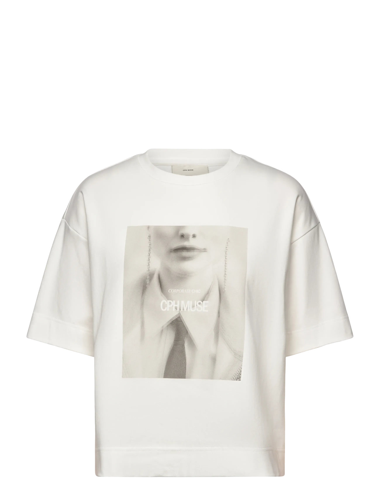 COPENHAGEN MUSE Cmmuse-Tee Weiß - XL - Damen