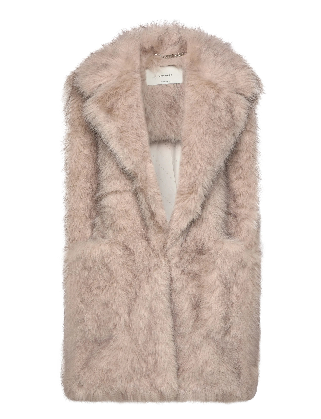 COPENHAGEN MUSE Cmplushy-Weste Beige - XXS/XS - Damen