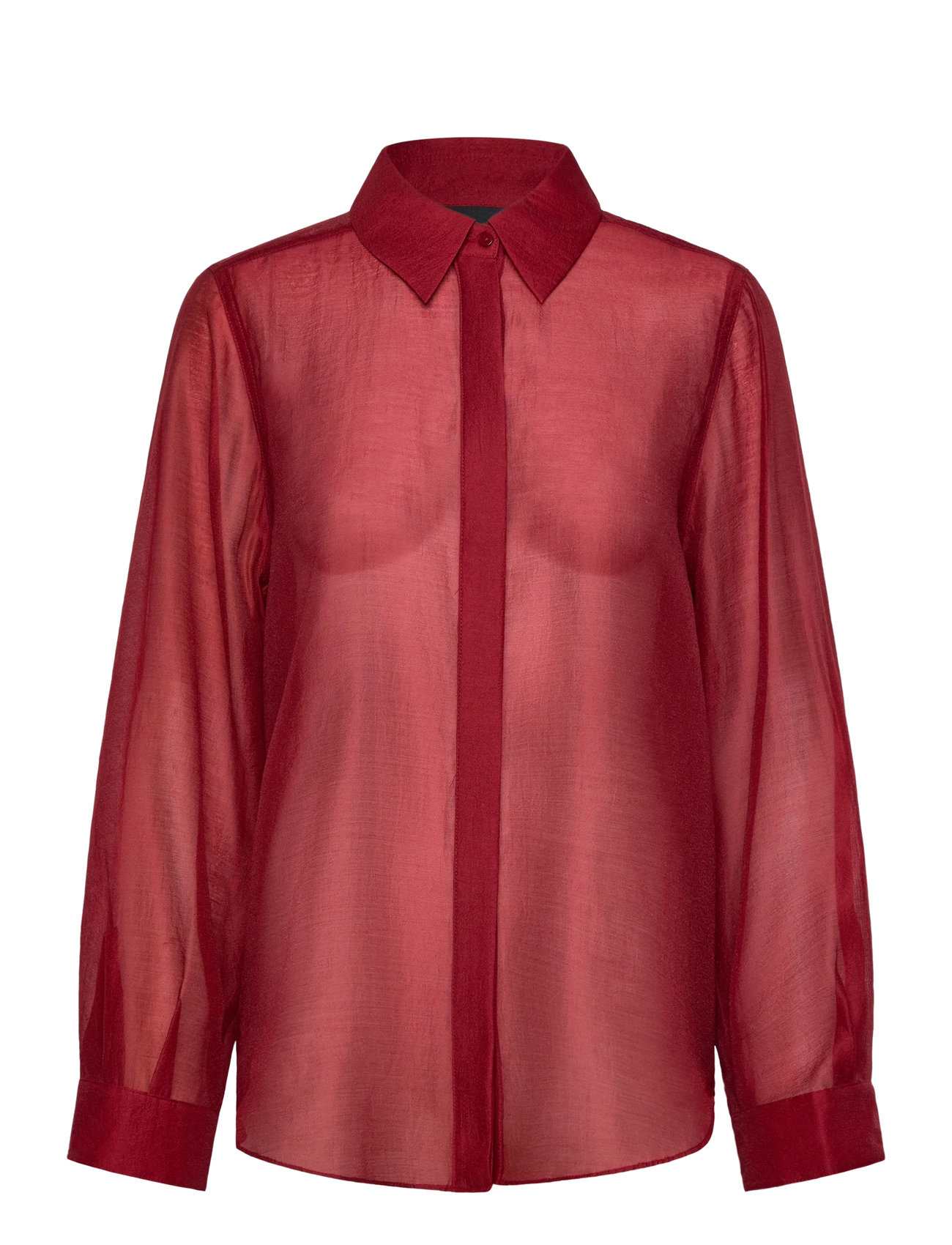 COPENHAGEN MUSE Cmbluebell-Shirt Rot - M - Damen