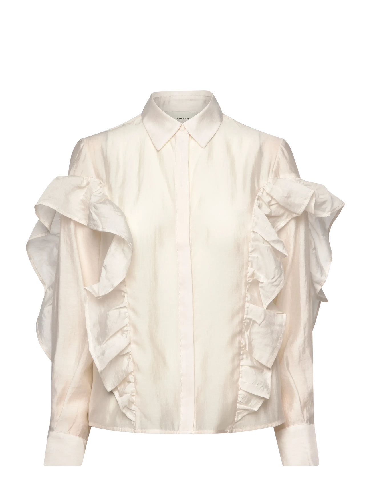 COPENHAGEN MUSE Cmmolly-Shirt Cream - XS - Damen