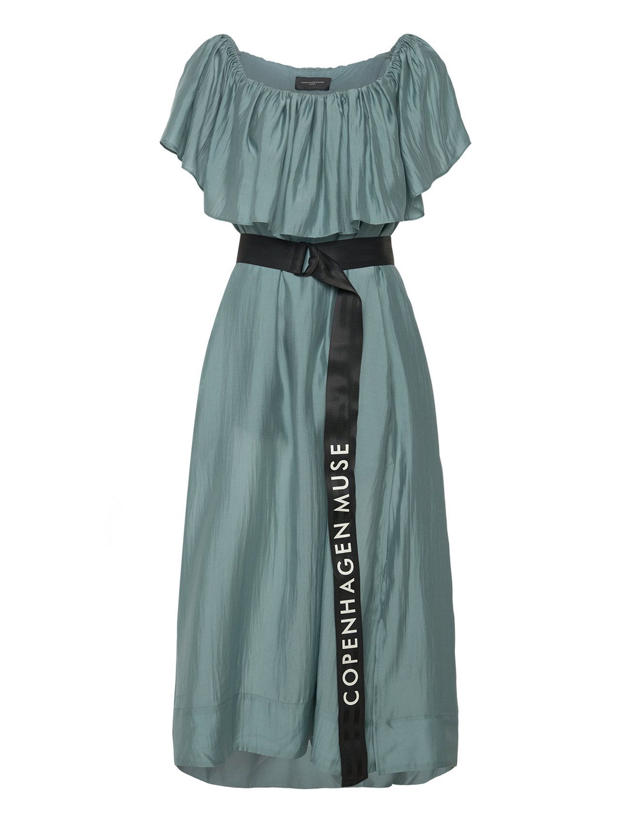 Cmmolly-Dress Knelang Kjole Black Copenhagen Muse