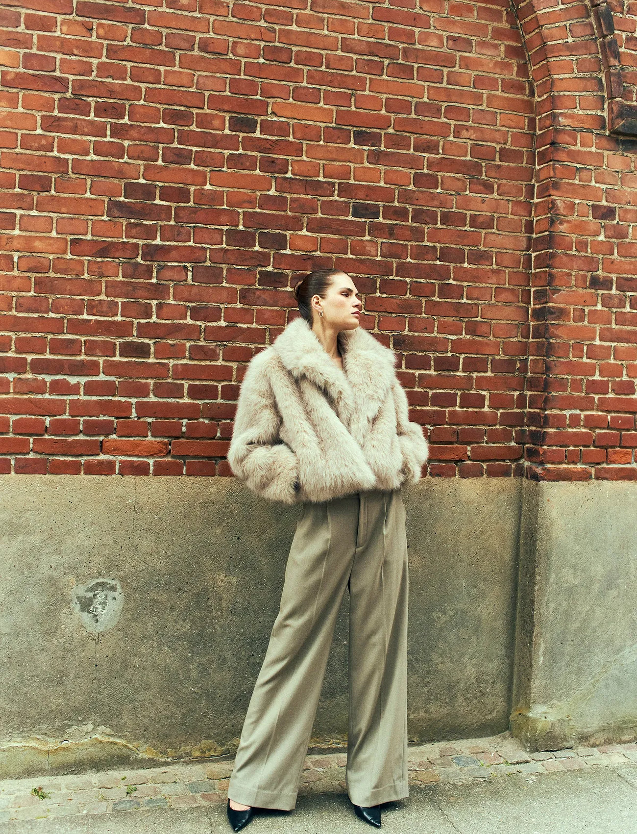 Copenhagen Muse cmplushy-Jacket, XL, Beige, Jakker > Vatteret Jakke, Dame