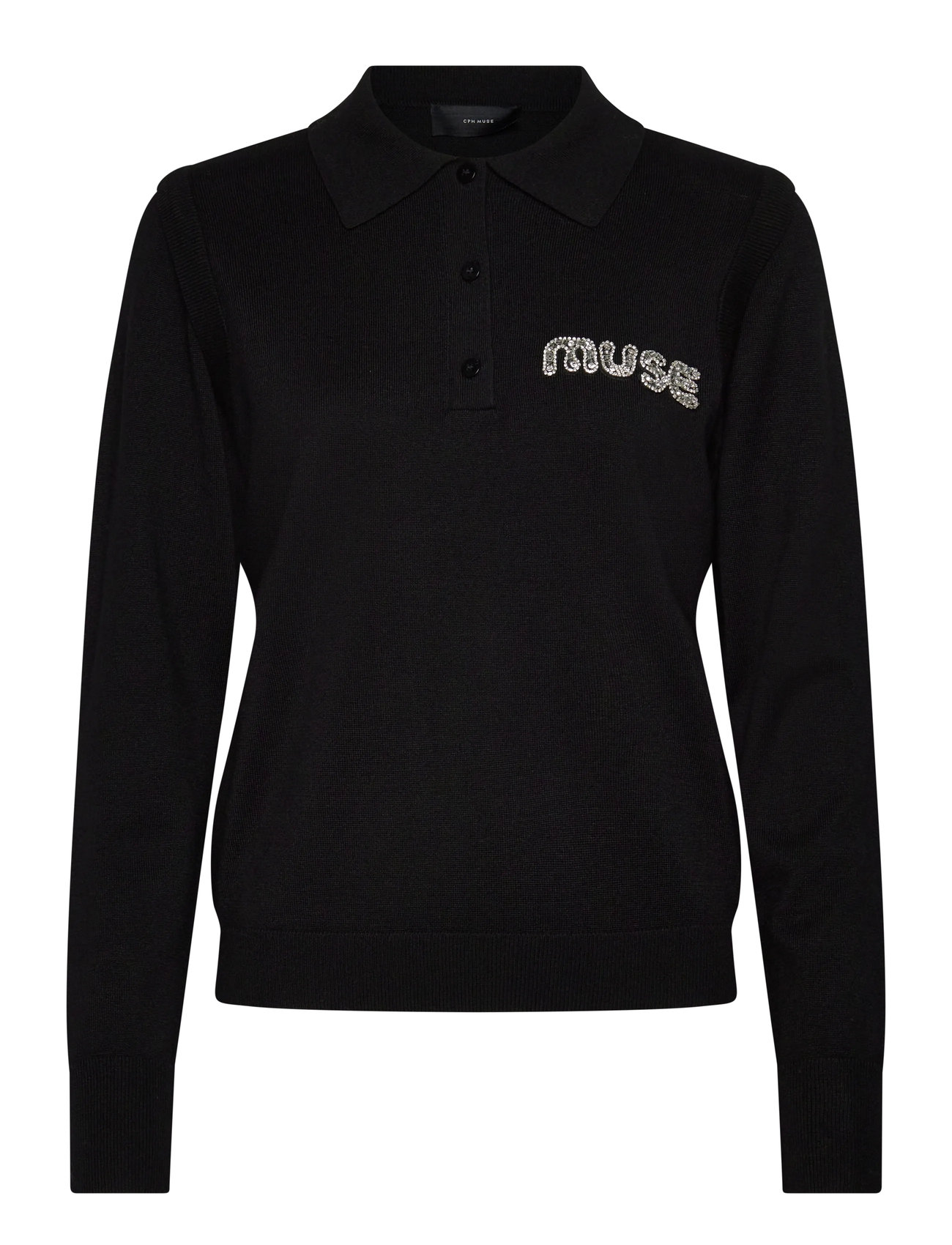 COPENHAGEN MUSE Cmveran-Polo Schwarz - XL - Damen