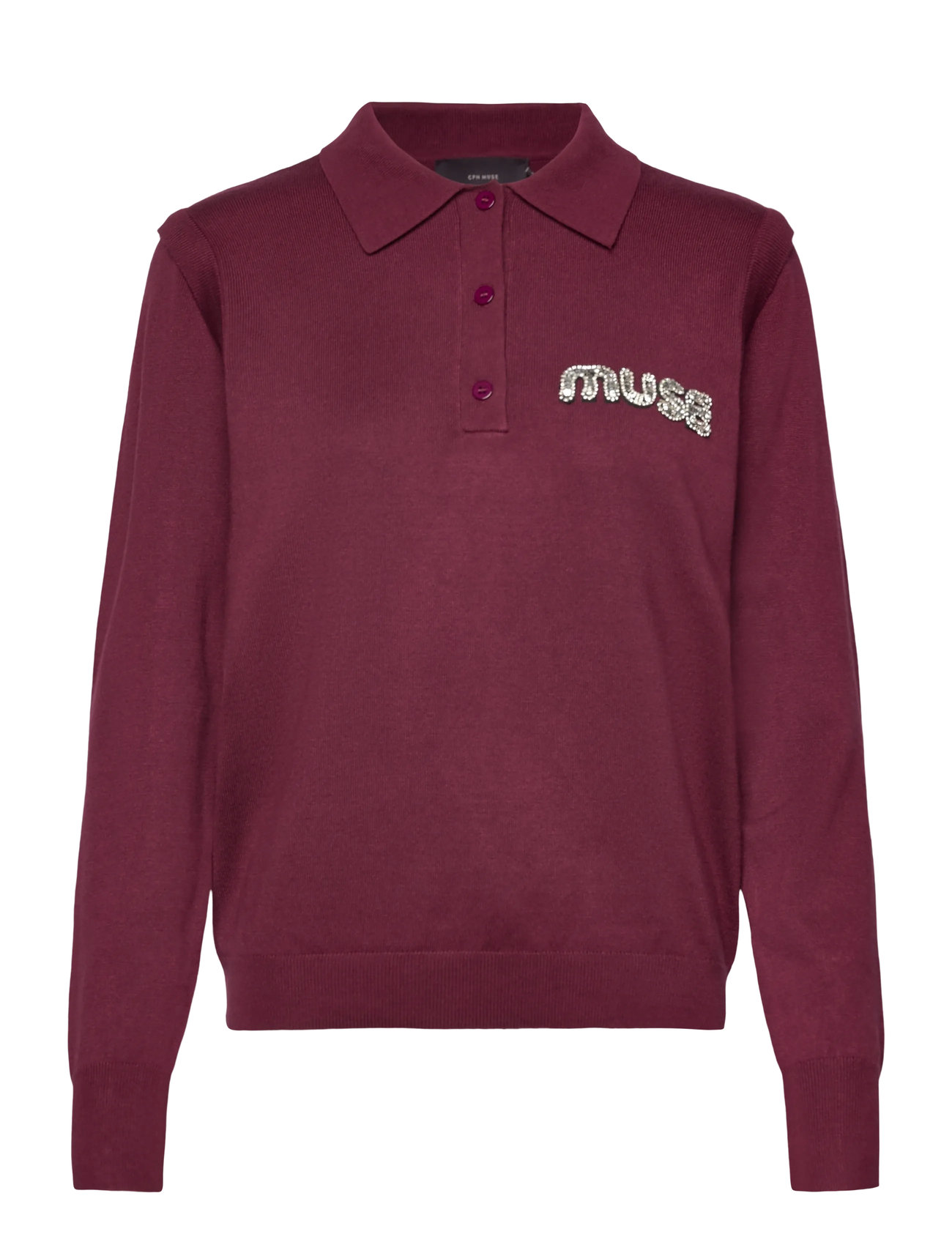 COPENHAGEN MUSE Cmveran-Polo Burgundy - M - Damen
