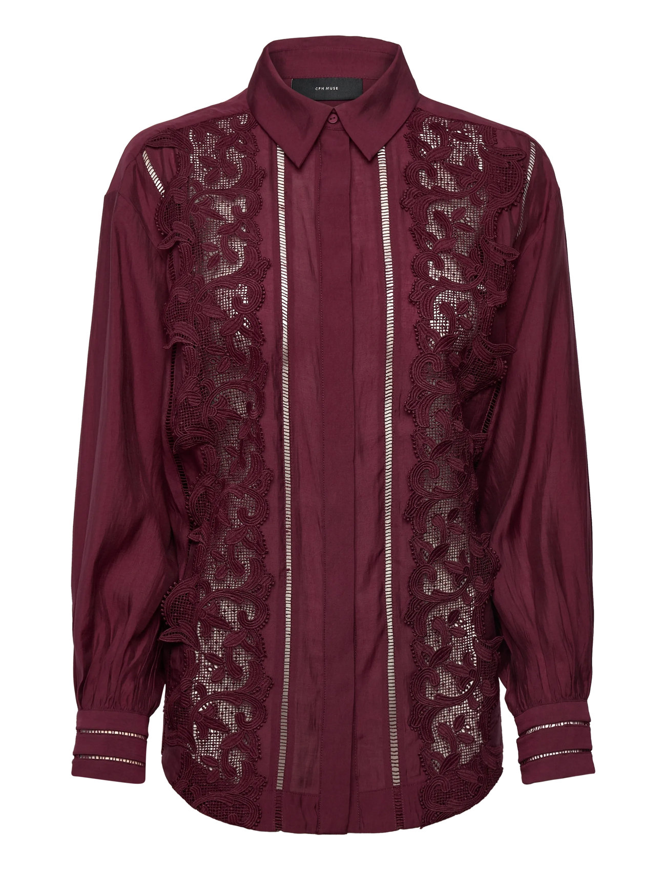COPENHAGEN MUSE Cmmolly-Shirt Burgundy - XL - Damen