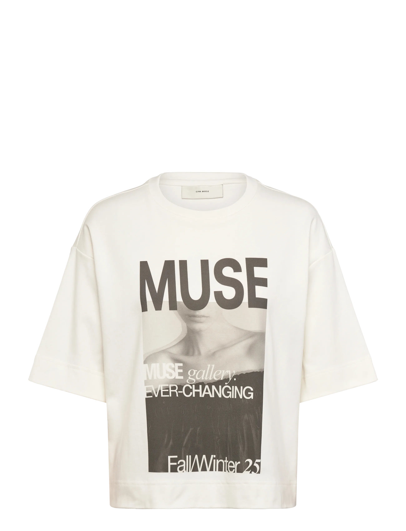 COPENHAGEN MUSE Cmmuse-Tee Weiß - XL - Damen