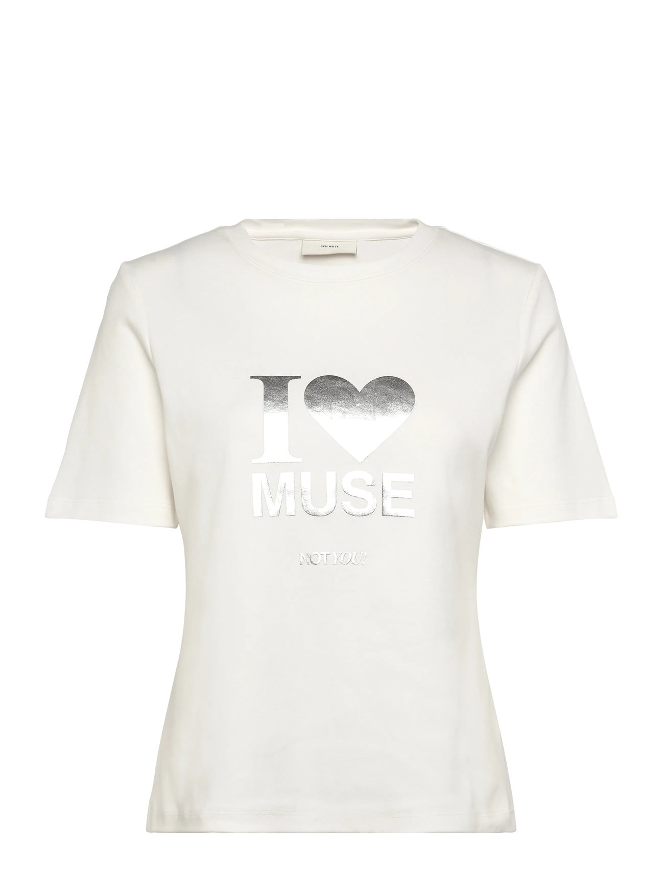 COPENHAGEN MUSE Cmmuse-Tee Cream - L - Damen
