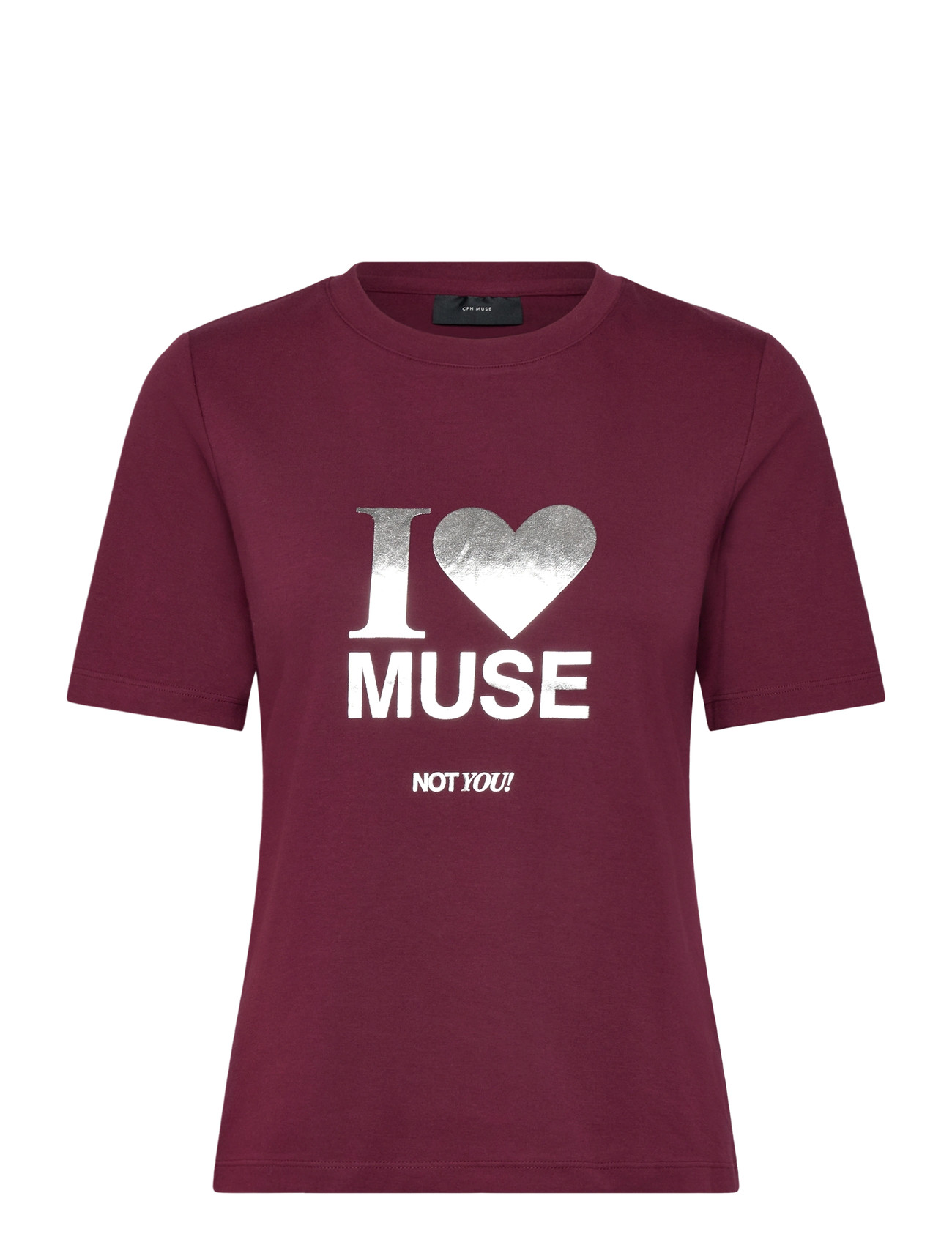COPENHAGEN MUSE Cmmuse-Tee Burgundy - XS - Damen