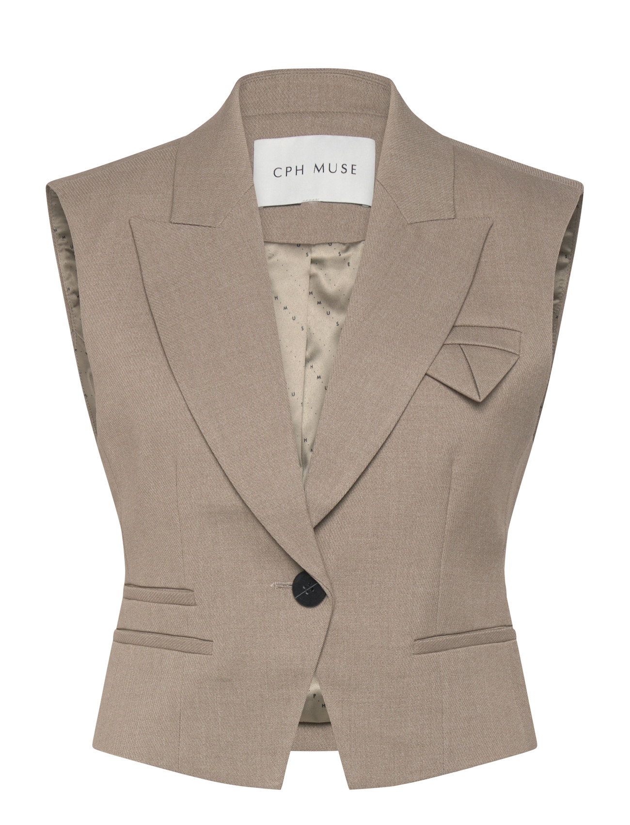 COPENHAGEN MUSE Cmtailor-Weste Beige - XL - Damen