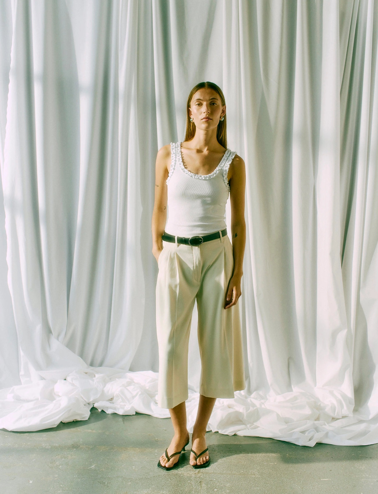 Copenhagen Muse cmtailor-Pants, XL, Cream, Bukser > Culottes, Dame