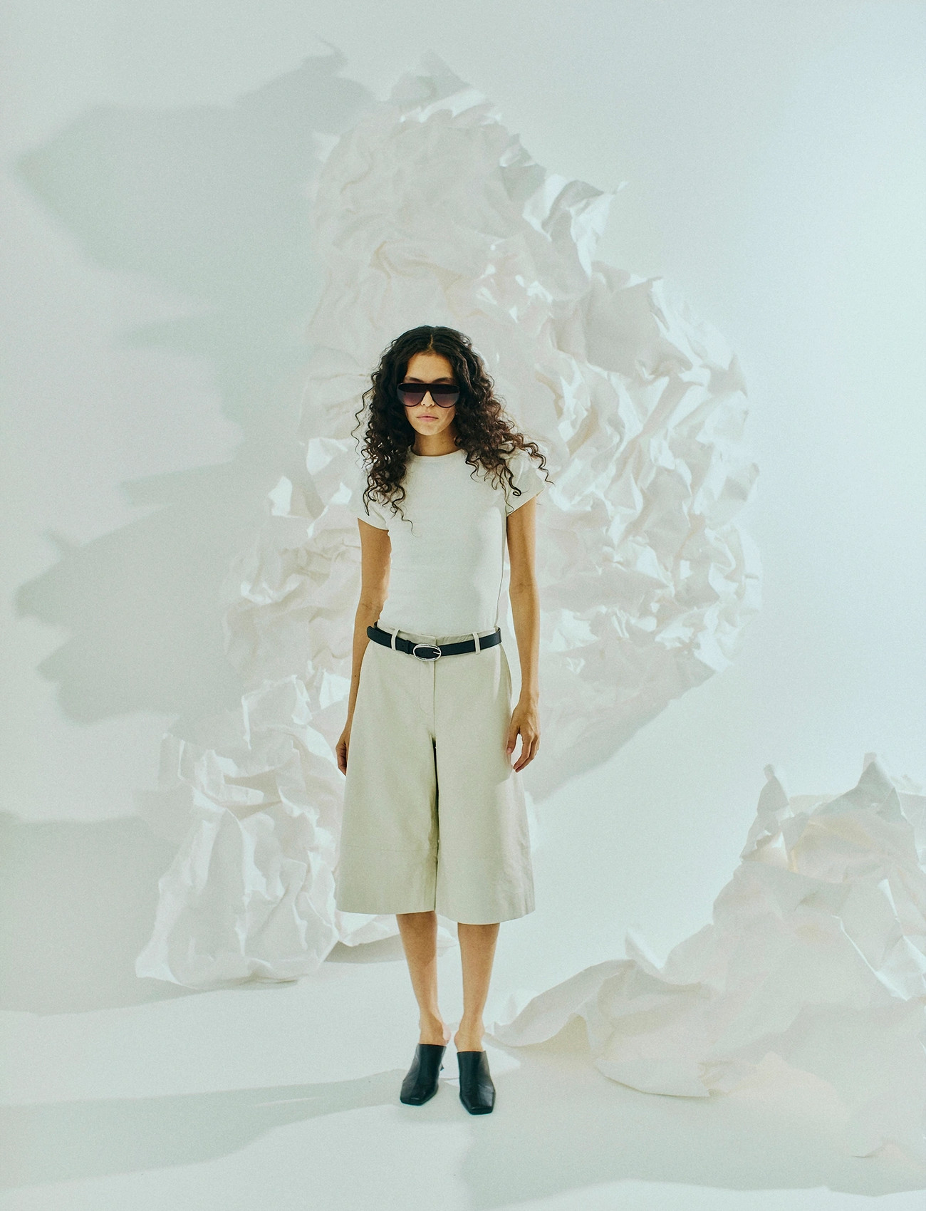 Copenhagen Muse cmroyal-Bermuda, M, Cream, Shorts > Bermudas, Dame