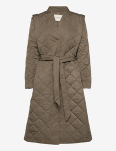 CMTEA-QUILTED-CO - spring coats - tarmac