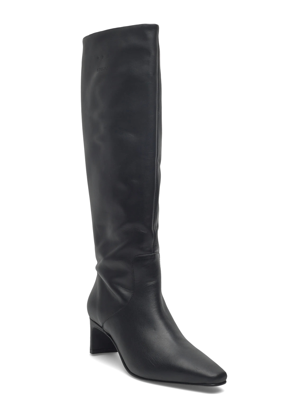 Copenhagen Studios Cph297 Leather Black, 41, Black, Tall Boots > Knee High Boots, Dame