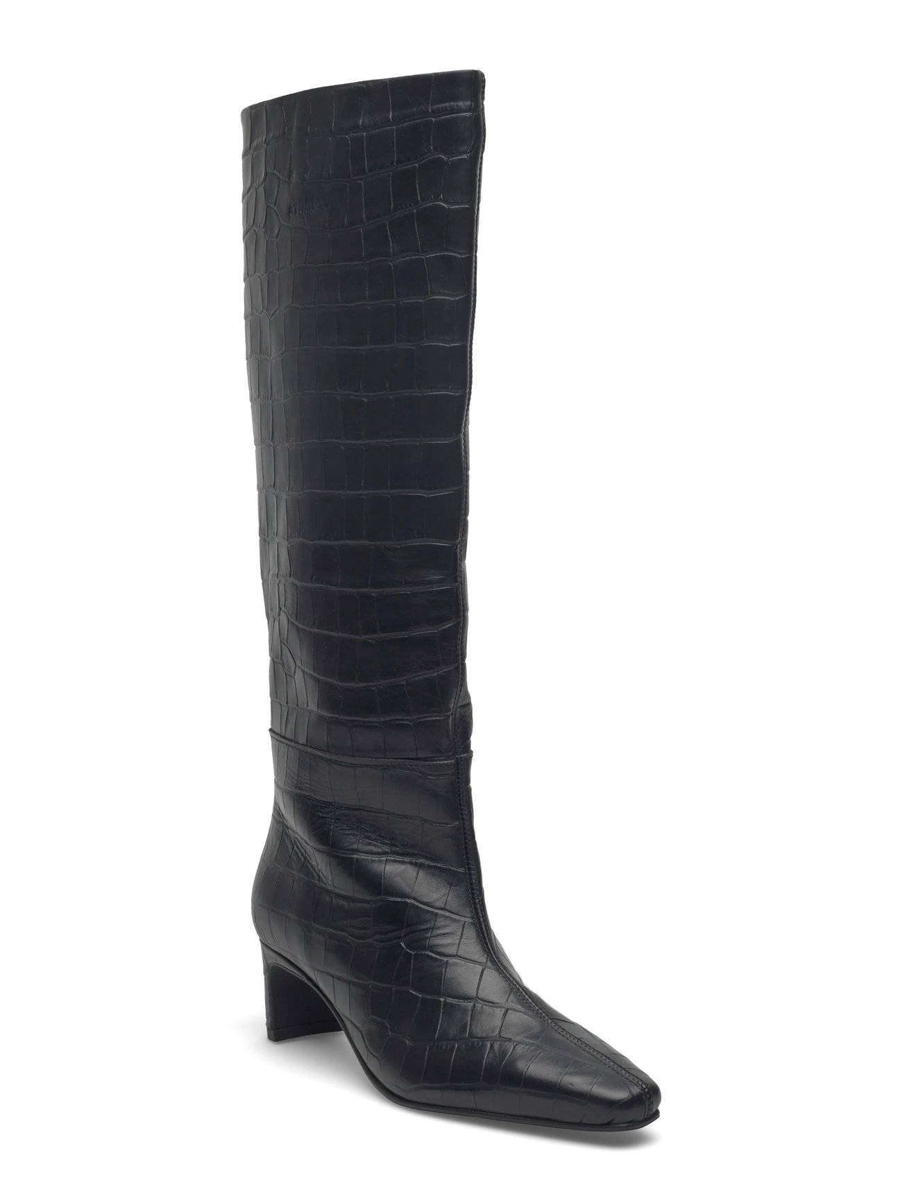 Copenhagen Studios Cph297 Leather Black, 39, Black, Tall Boots > Knee High Boots, Dame