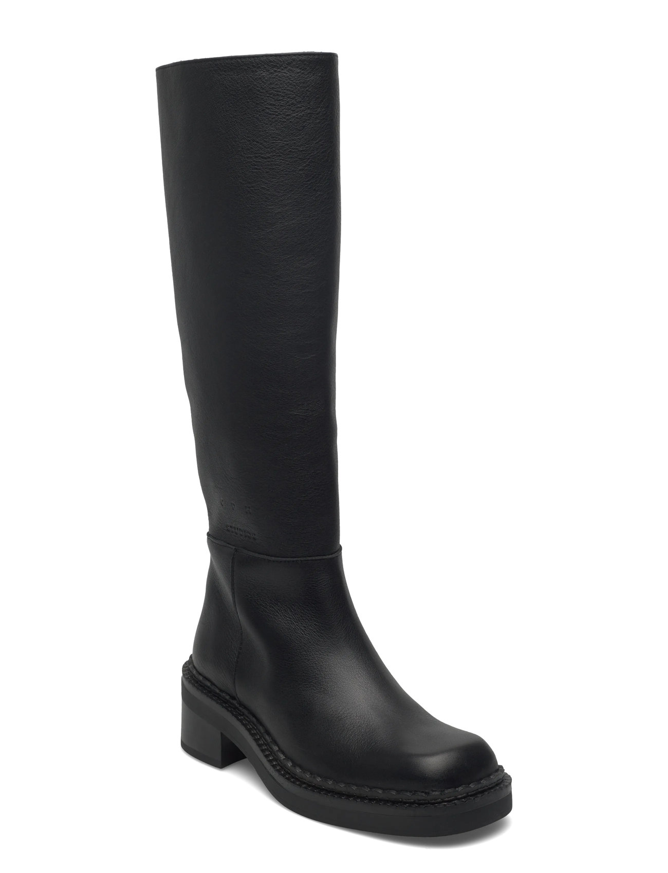 Copenhagen Studios Cph624 Leather Black, 36, Black, Tall Boots > Knee High Boots, Dame