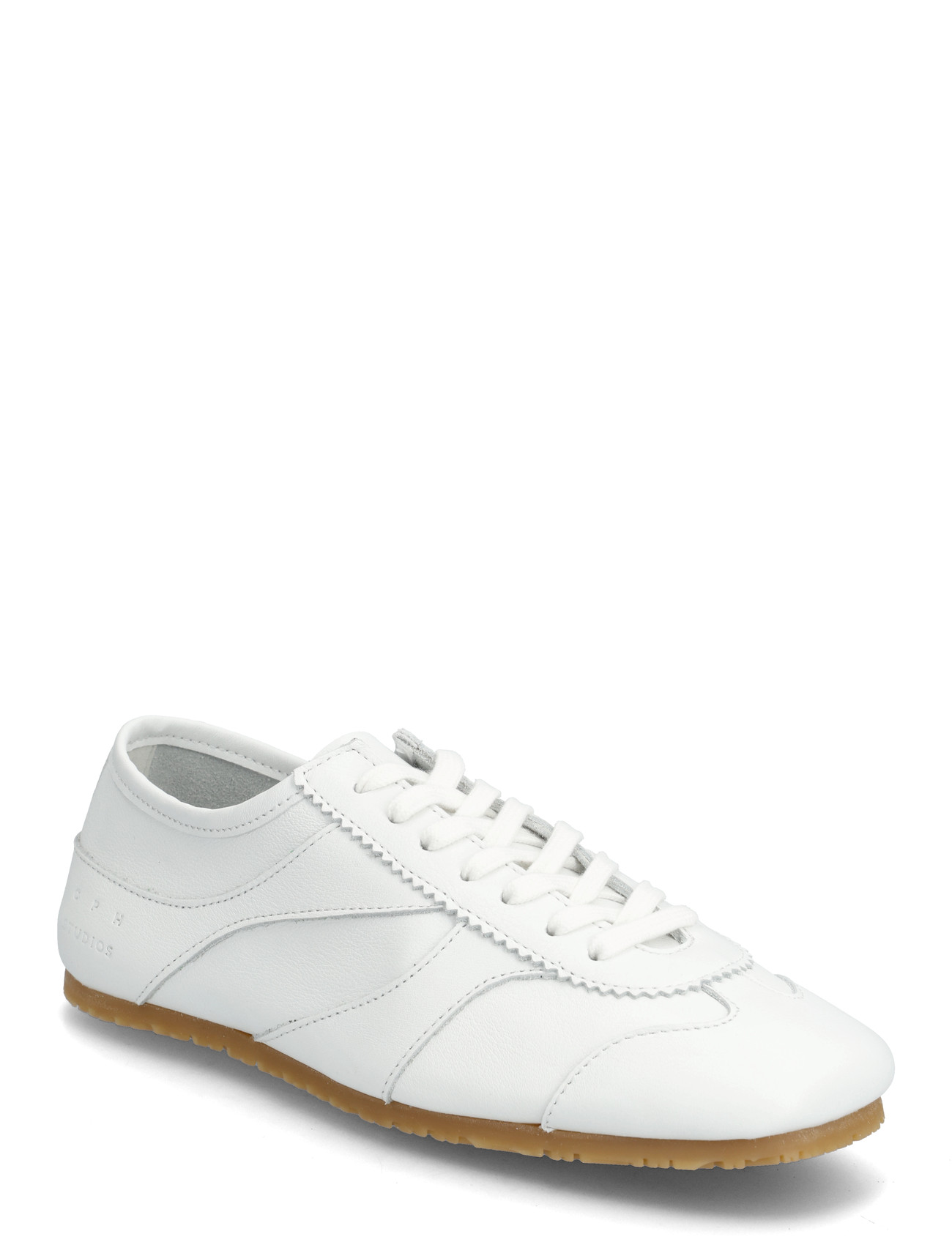 Copenhagen Studios Cph717 Leather Mix Soft Pink, 37, White, Sneakers > Sneakers Med Lav Top, Dame