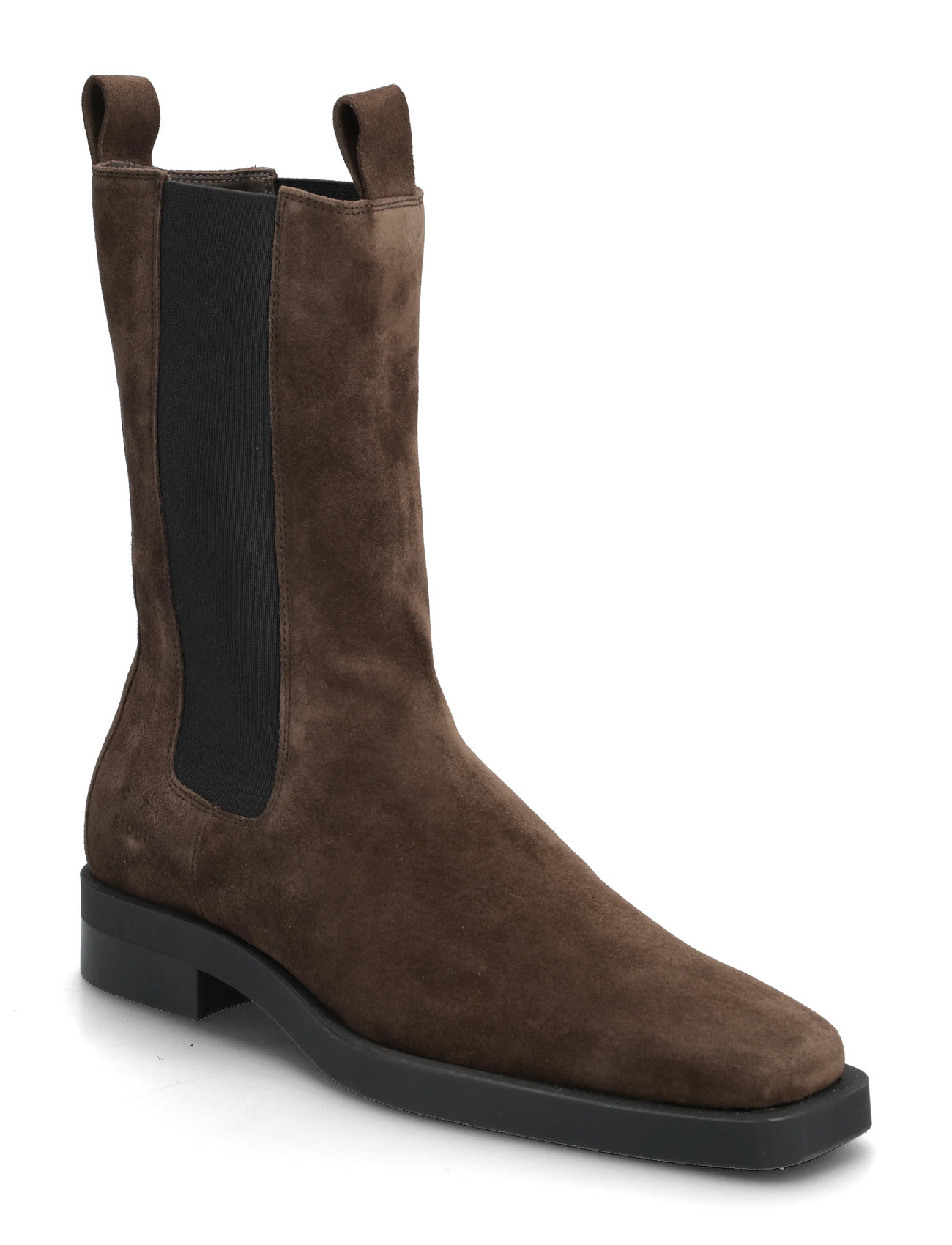 Copenhagen Studios Cph747 Suede Chocolate, 40, Brown, Ankelstøvler > Ankelstøvler Med Hæl, Dame