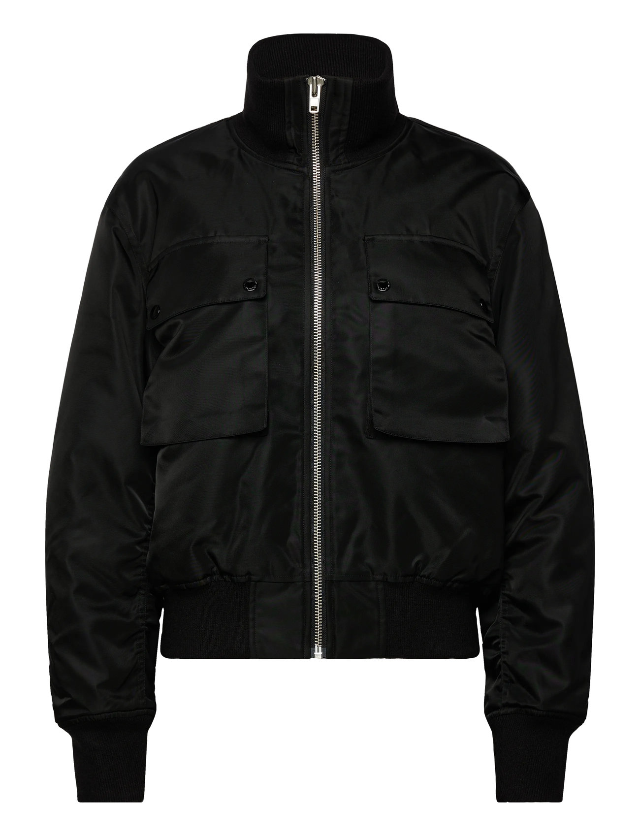 COPENHAGEN STUDIOS Cph Bomber Jacke 1 Nylon Olive Schwarz - L - Damen