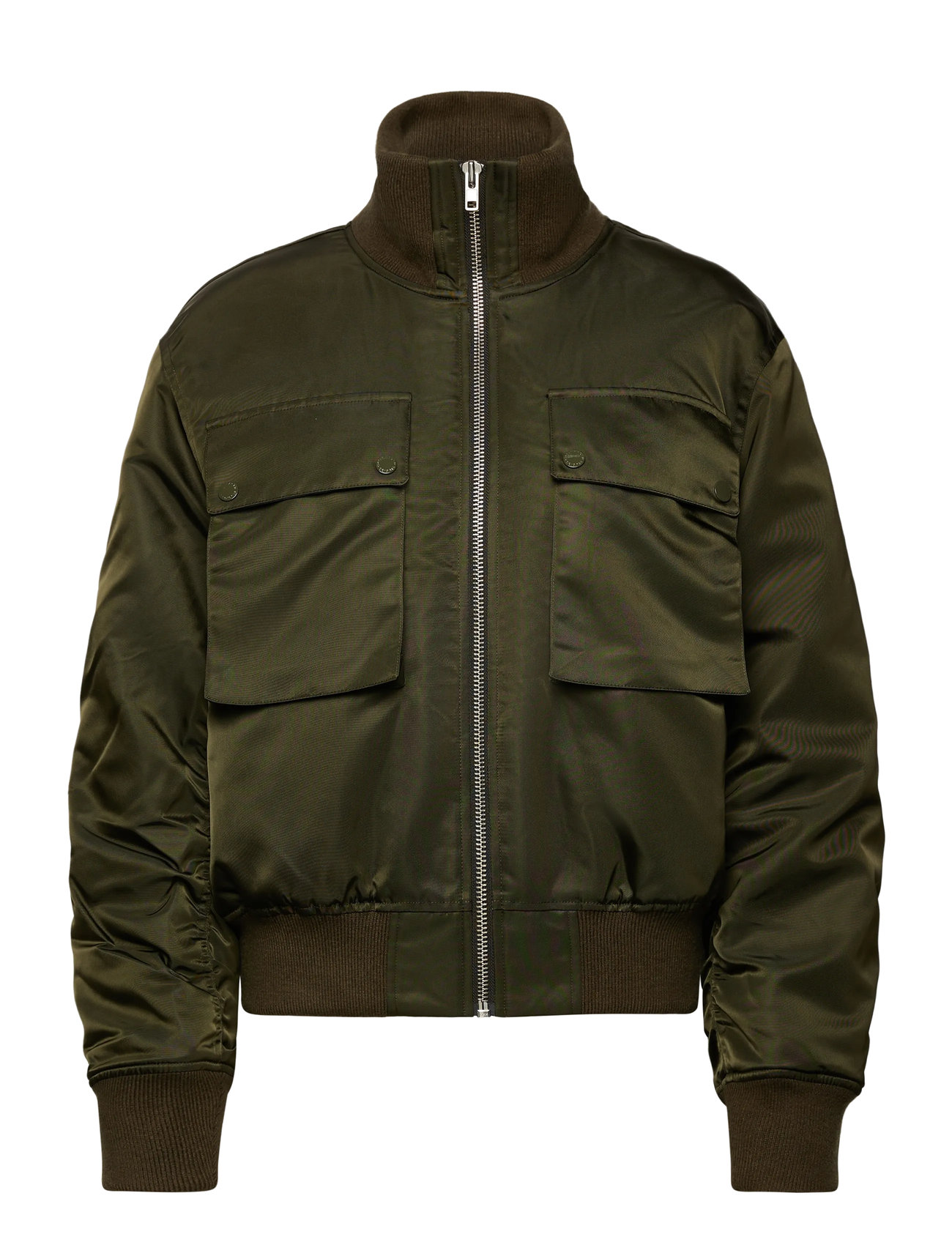 Copenhagen Studios Cph Bomber Jacket 1 Nylon Olive, M, Khaki green, Jakker > Bomberjakker, Dame