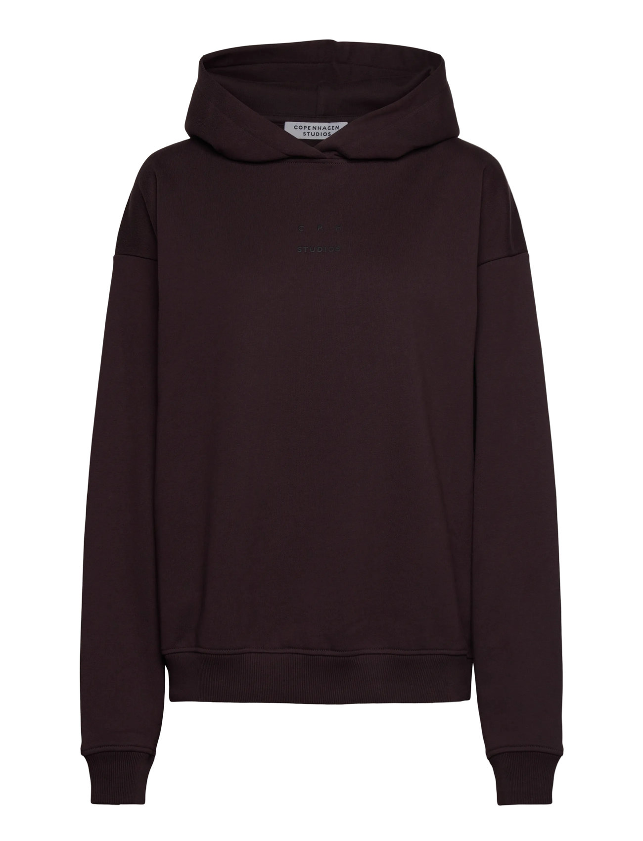 Copenhagen Studios Cph Hoodie 7 Cotton Black, XL, Burgundy, Sweatshirts & Hættetrøjer > Hættetrøjer, Dame