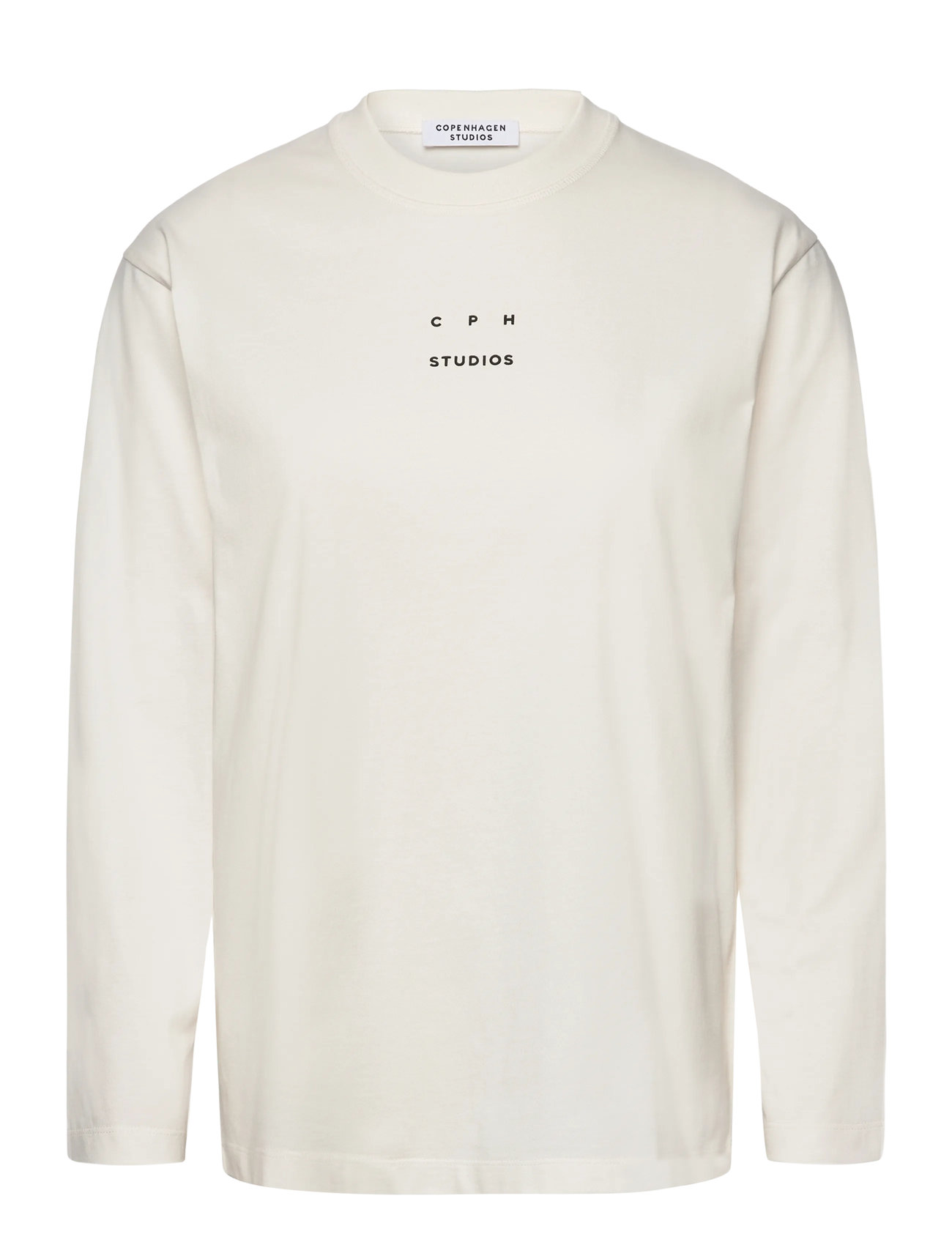 Copenhagen Studios Cph Longsleeve 3 Cotton White, XL, White, T-Shirts & Toppe > Langærmede, Dame