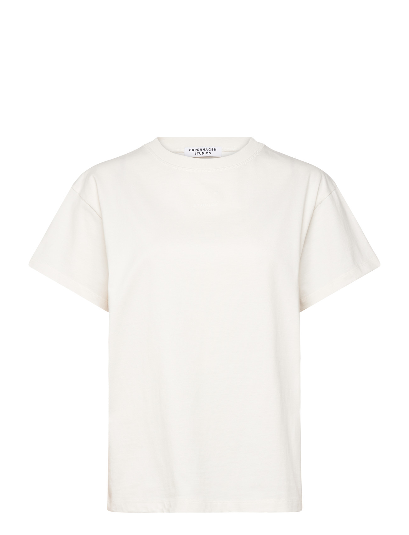 Copenhagen Studios Cph T-Shirt 4 Cotton White, M, White, T-Shirts & Toppe > Kortærmede, Dame