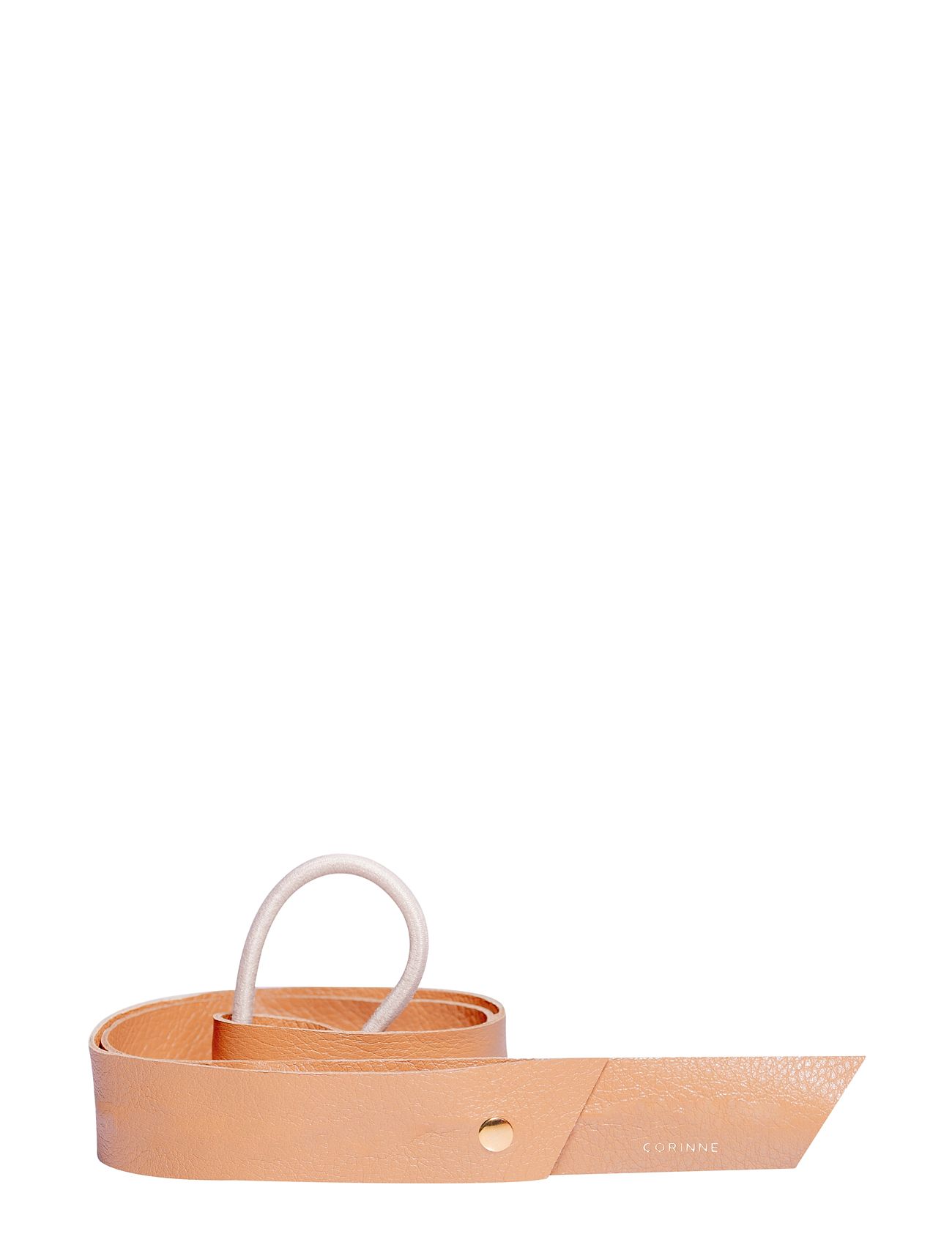 Leather Band Long Bendable Beige Corinne