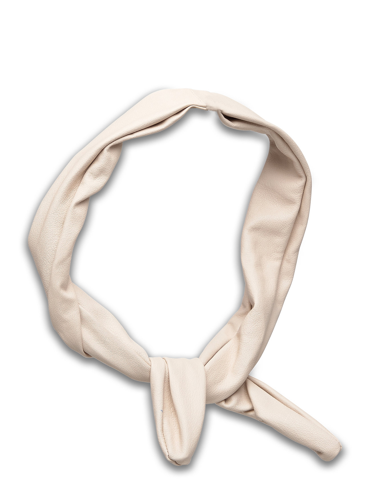Corinne Leather Hairband Wire, One Size, Cream, Hårtilbehør > Hårbånd, Dame