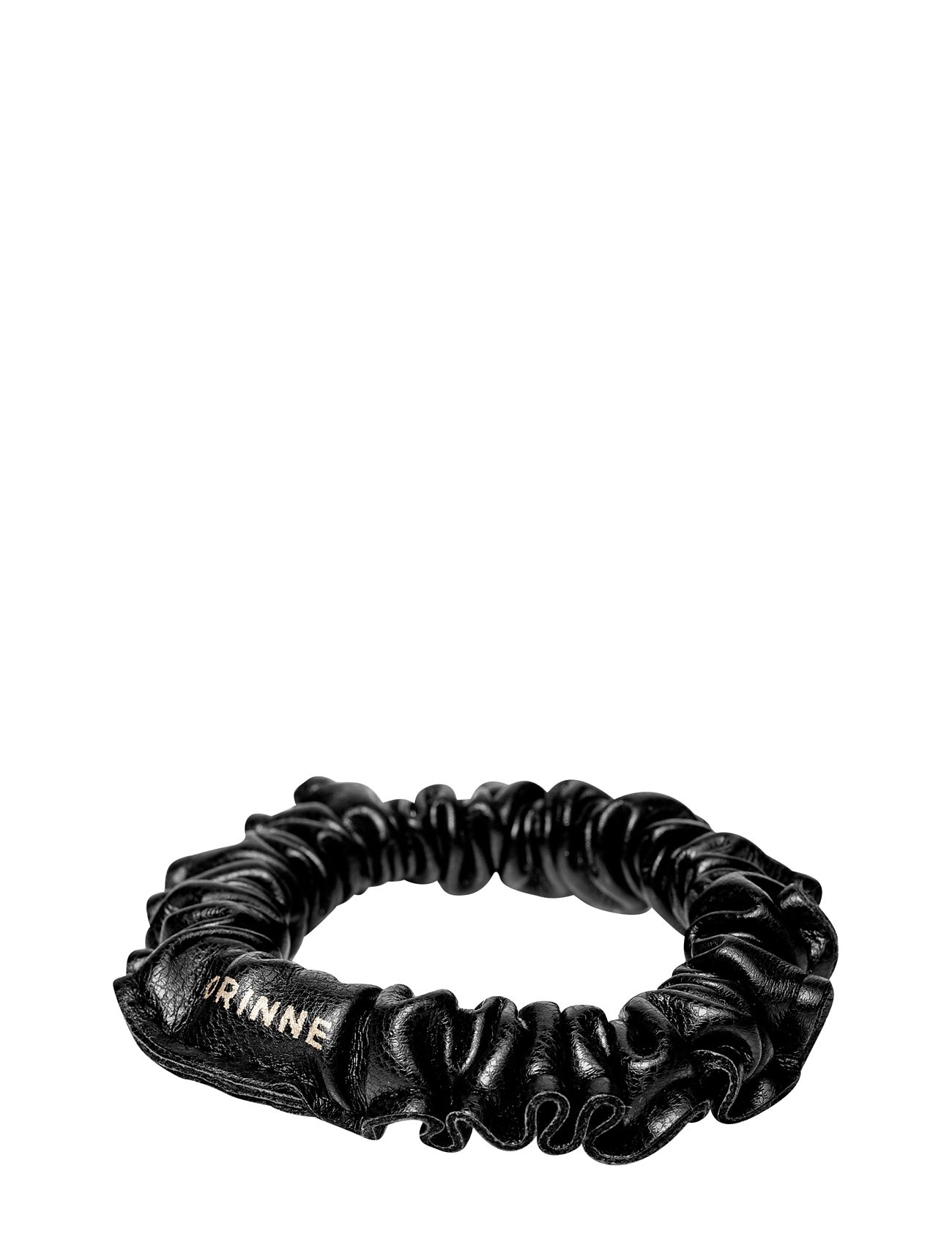 Vegan Scrunchie Narrow Black Corinne