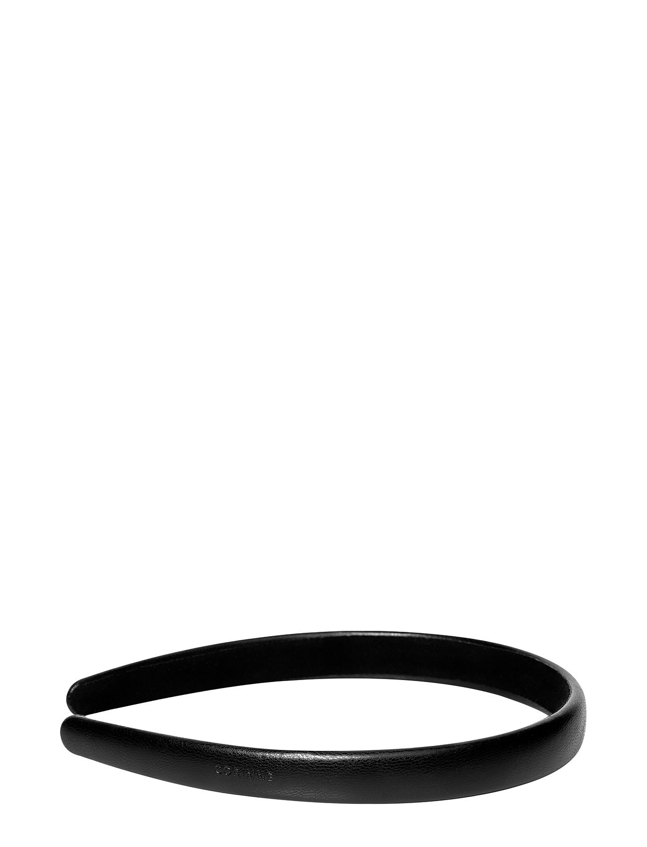 Vegan Diadem Narrow Plain Black Corinne