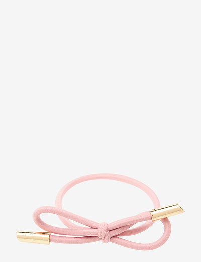 Hair Tie Bow Plain - scrunchies - pink