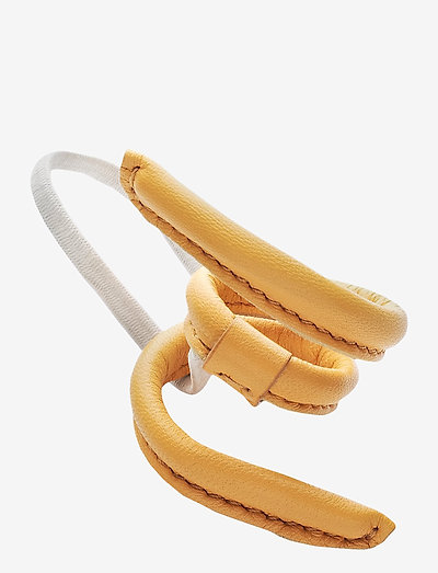 Leather Band Short Narrow Bendable - hårbånd - yellow