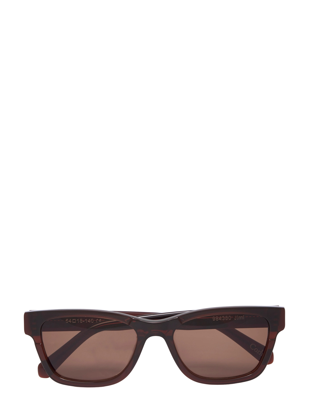 Corlin Eyewear Jimi Brown Brown, One Size, Brown, Solbriller > Wayfarer-Solbriller Med D-Stel, Dame