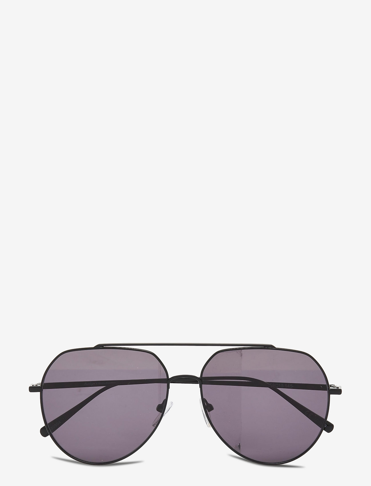 round frame black sunglasses