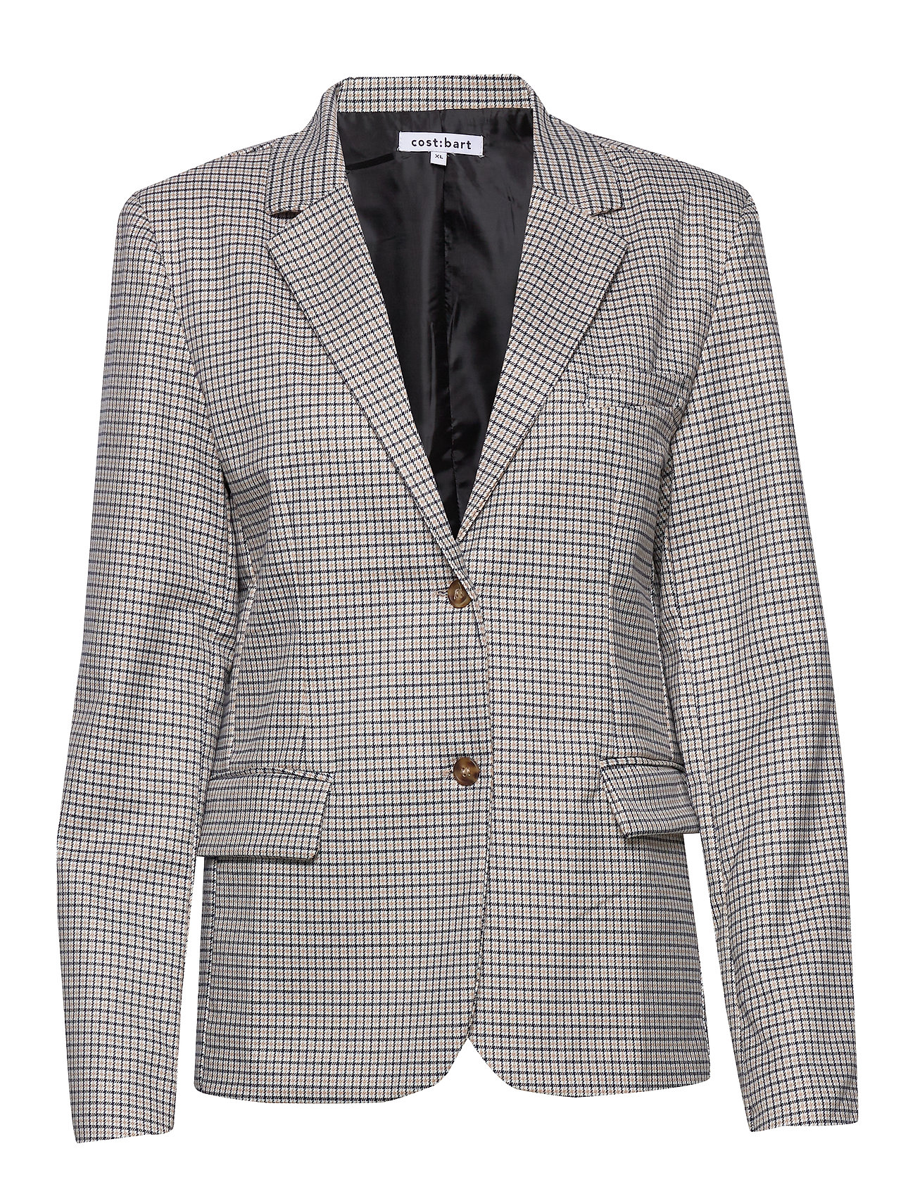 Irena Check Blazer Grey Costbart