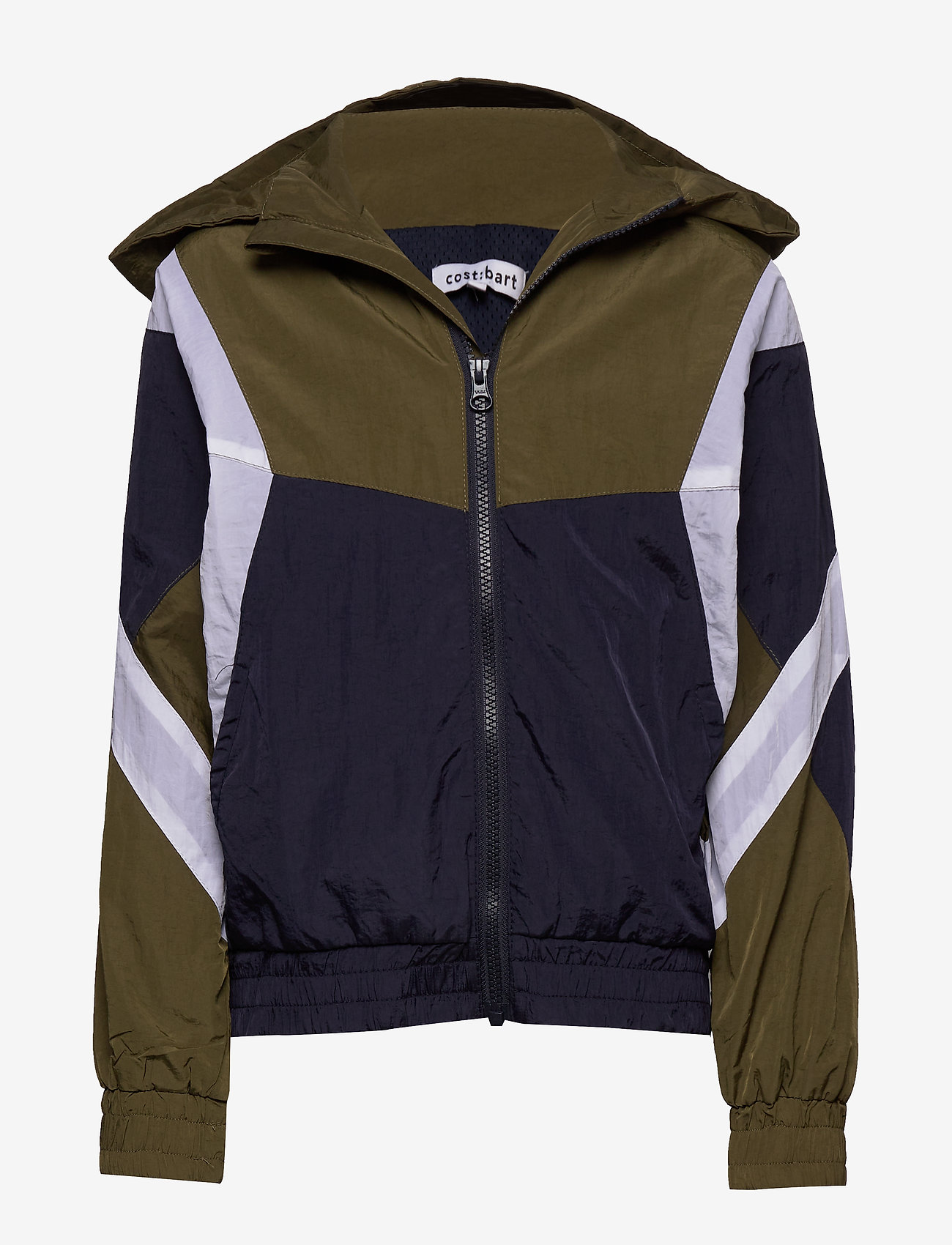 black shell suit jacket