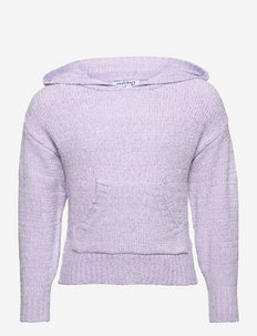 CBPoxy Knitted Hoodie - pulls - lavender blue