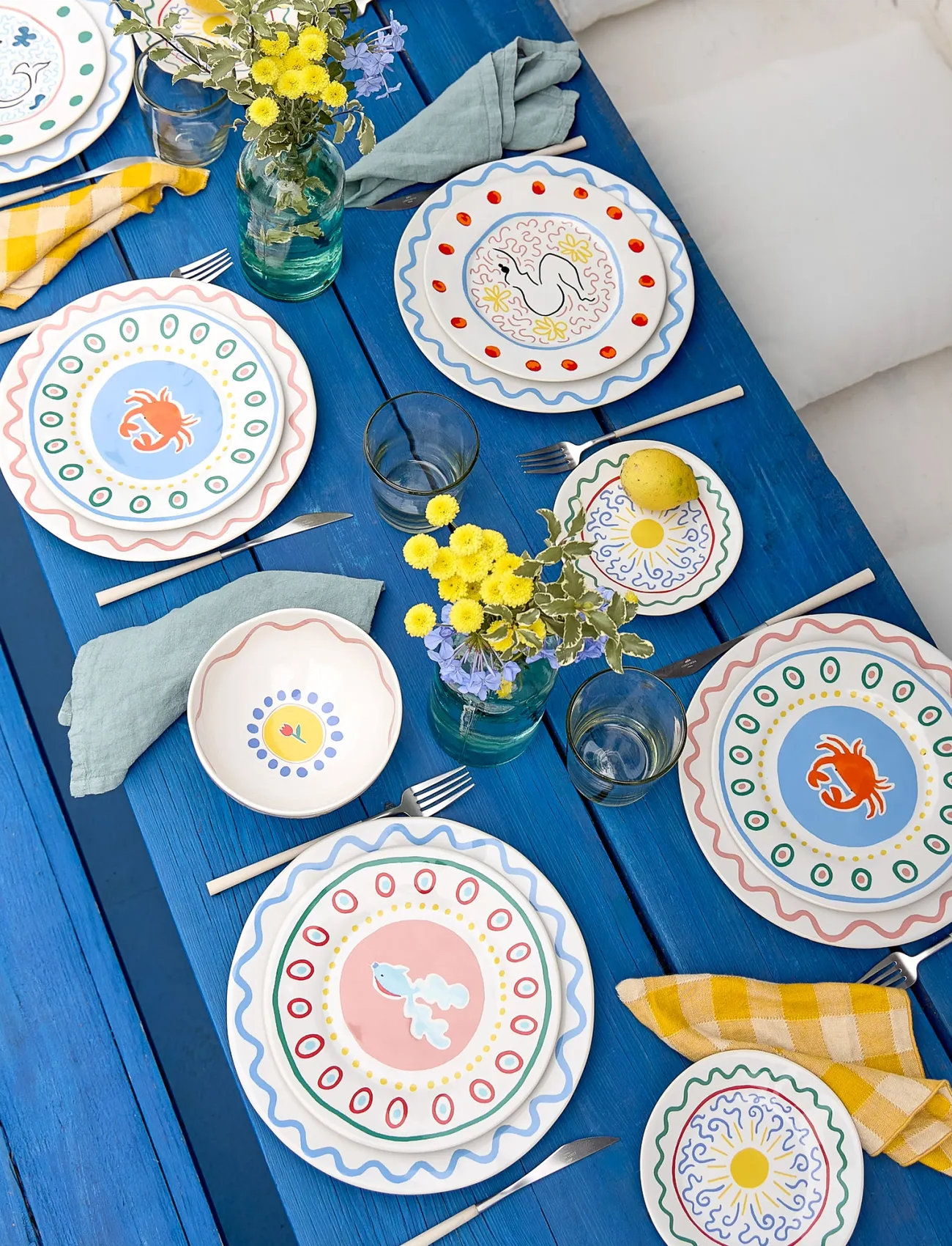 Costa Nova Summer Bliss Frokosttallerken, Ø 22 cm, Multi/patterned, Tallerkener > Små Tallerkener, Unisex