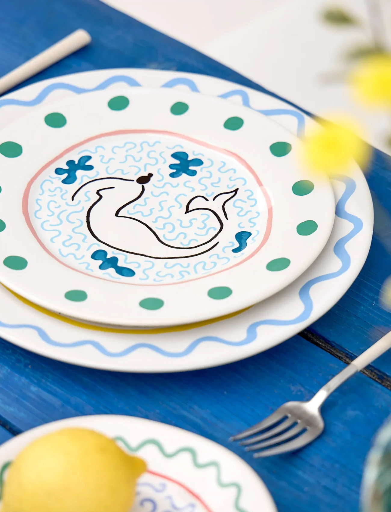Costa Nova Summer Bliss Frokosttallerken, Ø 22 cm, Multi/patterned, Tallerkener > Små Tallerkener, Unisex
