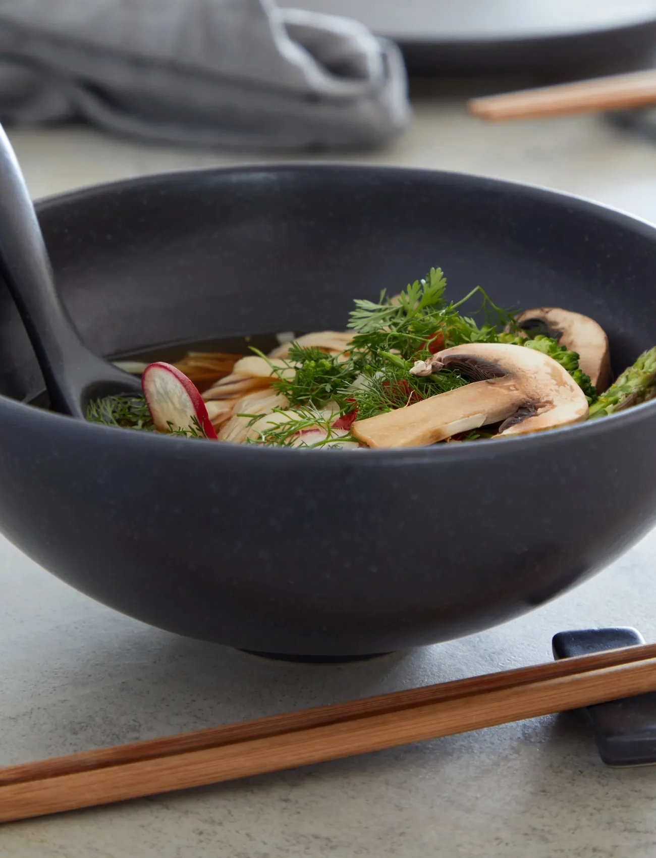 Costa Nova Ramen-Sæt, Ø 18.8 cm, Grey, Tallerkener > Dybe Tallerkener, Unisex
